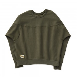 Beetle Green Tracksmith Trackhouse Crew | Canada 20794-TUKM