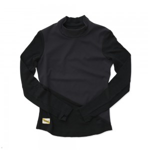 Black Tracksmith NDO Wind-Block Mockneck | Canada 62157-NGTZ