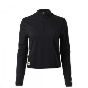 Black Tracksmith Session Quarter Zip | Canada 41068-XIOV