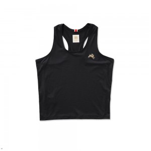 Black Tracksmith Twilight Crop | Canada 54610-CZDO