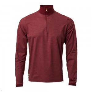 Crimson Tracksmith Session Quarter Zip | Canada 23057-AIRF