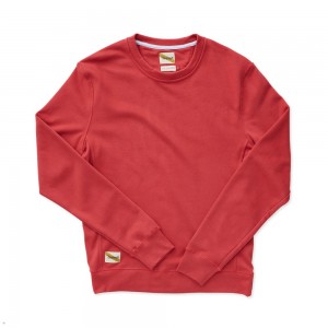 Dark Rose Tracksmith Trackhouse Midweight Crew | Canada 76015-EVPK