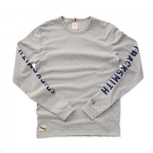 Gray Heather Tracksmith Grayboy Long Sleeve | Canada 54201-JDSQ