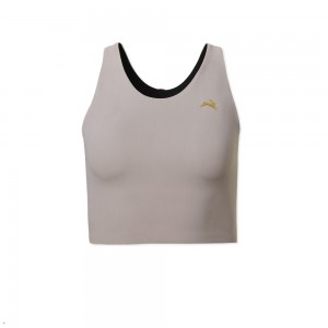 Grey Tracksmith Turnover Crop | Canada 24058-GAJT