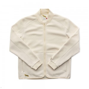 Ivory Tracksmith Fens Fleece | Canada 46793-PLTW