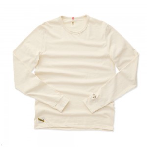 Ivory Tracksmith Grayboy Long Sleeve | Canada 49357-MVGU