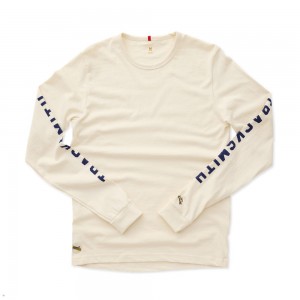 Ivory Tracksmith Grayboy Long Sleeve | Canada 53462-YBJI