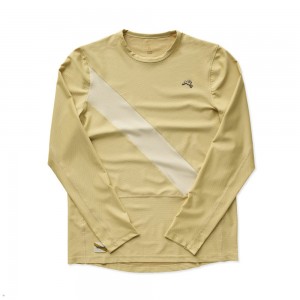 Khaki/Putty Tracksmith Van Cortlandt Long Sleeve | Canada 84675-IFLG