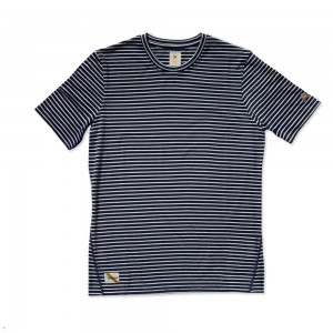 Navy/Ivory Stripe Tracksmith Horizon | Canada 50863-VKAF