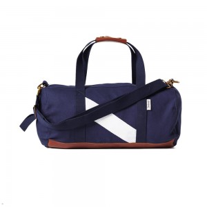 Navy Tracksmith Club Duffel | Canada 07418-SHCT