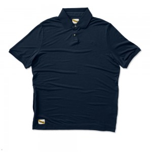 Navy Tracksmith Rapid Transit Polo | Canada 28315-SWDZ