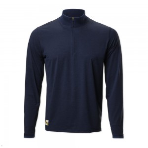 Navy Tracksmith Session Quarter Zip | Canada 72489-UPNB