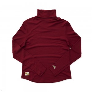 Pomegranate Tracksmith Fells Turtleneck | Canada 83270-FAZM