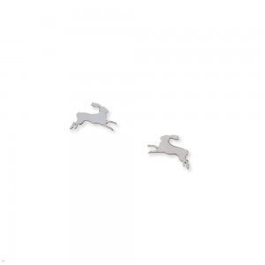 Silver Tracksmith Eliot Earrings | Canada 78410-FWHL