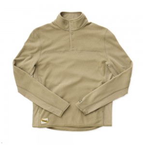 Taupe Tracksmith Franklin Quarter Snap | Canada 17936-FNGT