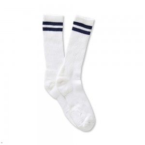 White/Navy Tracksmith Merino Tube | Canada 28460-XQEH