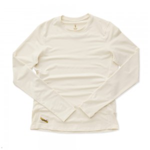 White Tracksmith Session Long Sleeve | Canada 07962-KJOQ