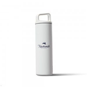 White Tracksmith Stainless Steel Bottle | Canada 54170-HYIW