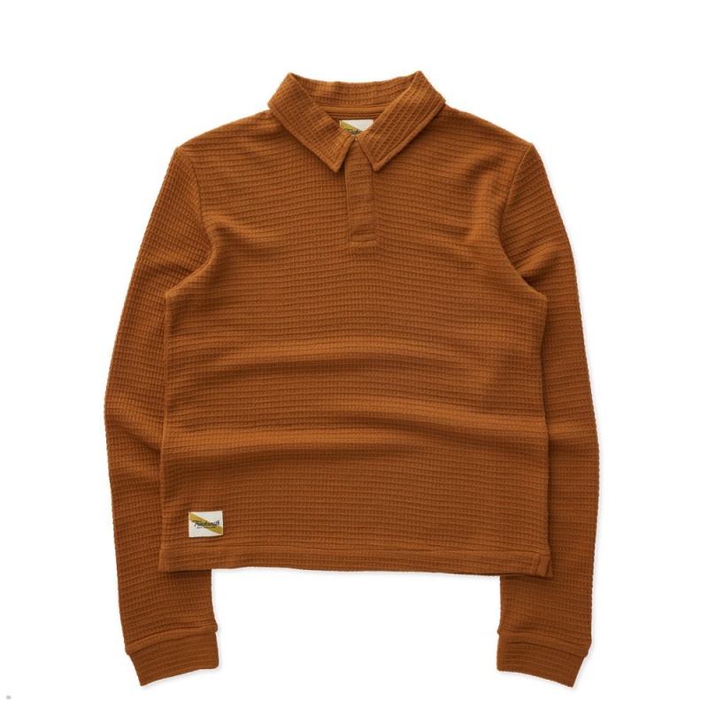 Caramel Tracksmith Fells Rugby | Canada 72918-ORHV