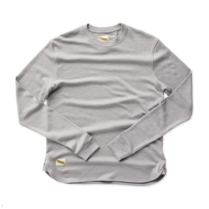 Frost Gray Tracksmith Downeaster Crew | Canada 49130-GPTN