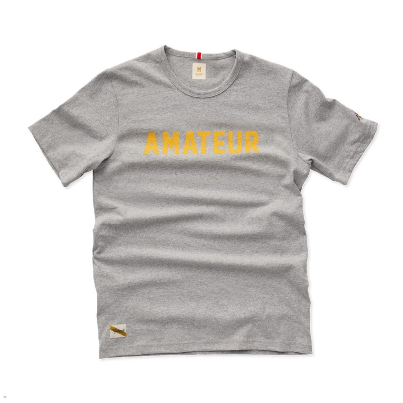 Gray/Yellow Tracksmith Grayboy Amateur | Canada 80695-YRQM