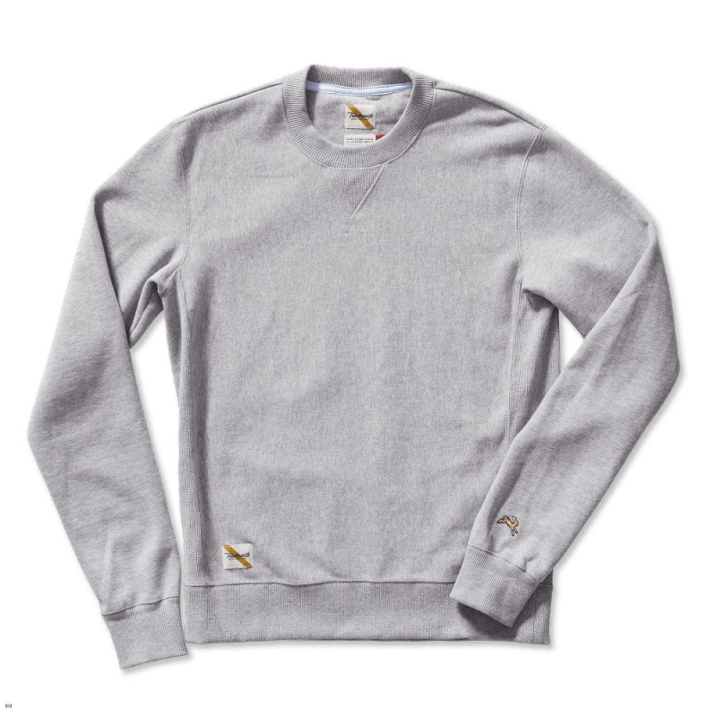 Gray Tracksmith Trackhouse Crew | Canada 38170-MXAH