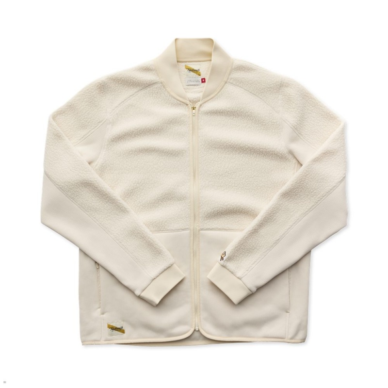 Ivory Tracksmith Fens Fleece | Canada 46793-PLTW