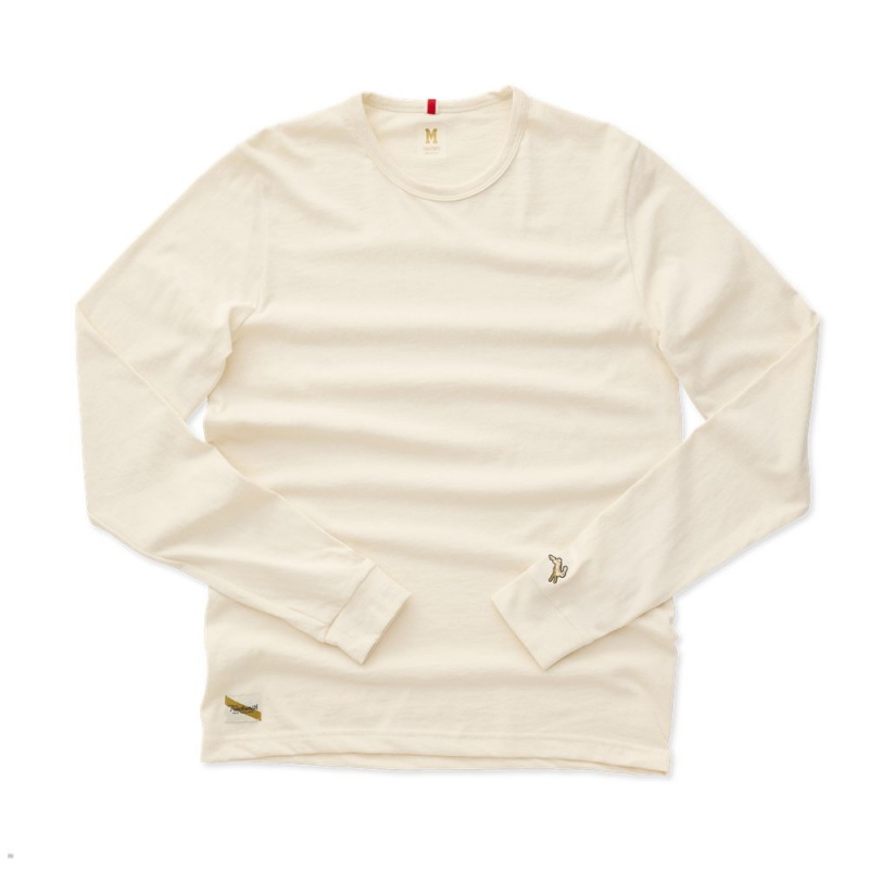 Ivory Tracksmith Grayboy Long Sleeve | Canada 49357-MVGU