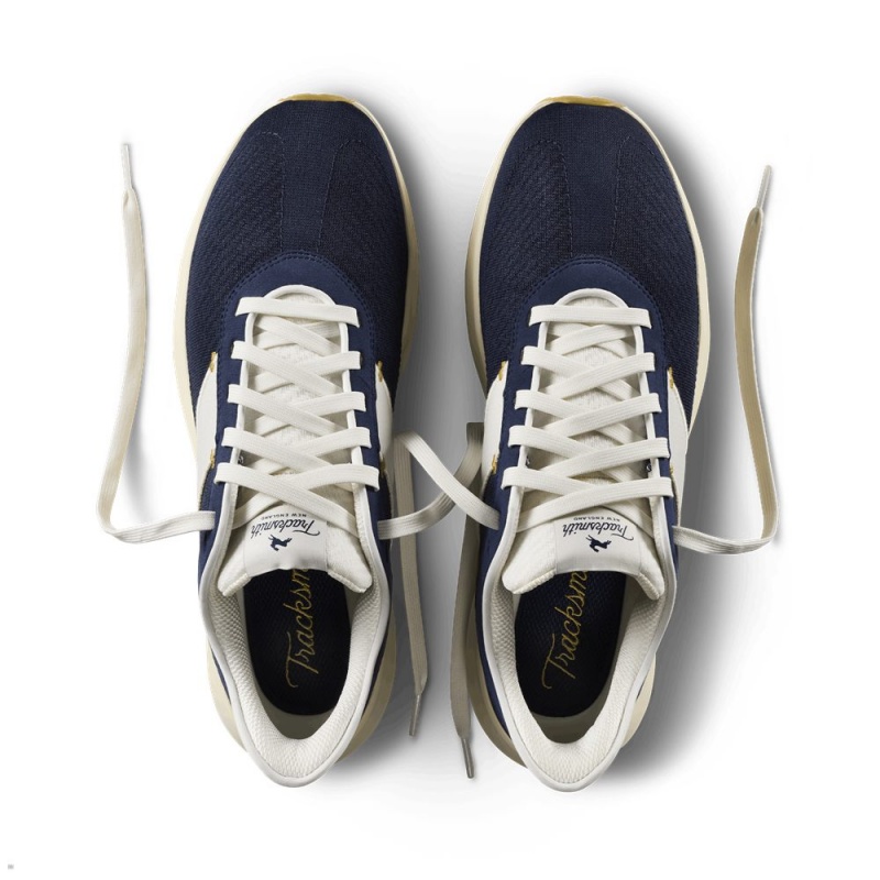 Navy/White Tracksmith Eliot Runner | Canada 41836-QUOW