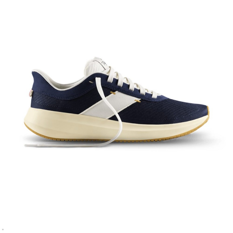 Navy/White Tracksmith Eliot Runner | Canada 41836-QUOW