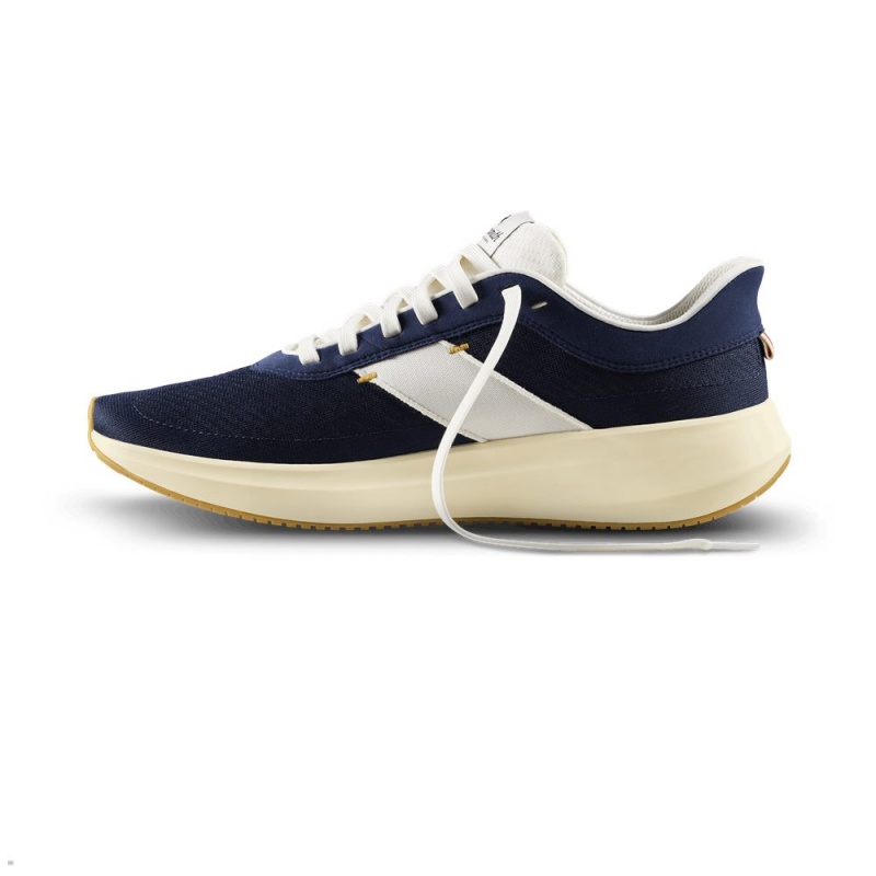 Navy/White Tracksmith Eliot Runner | Canada 41836-QUOW