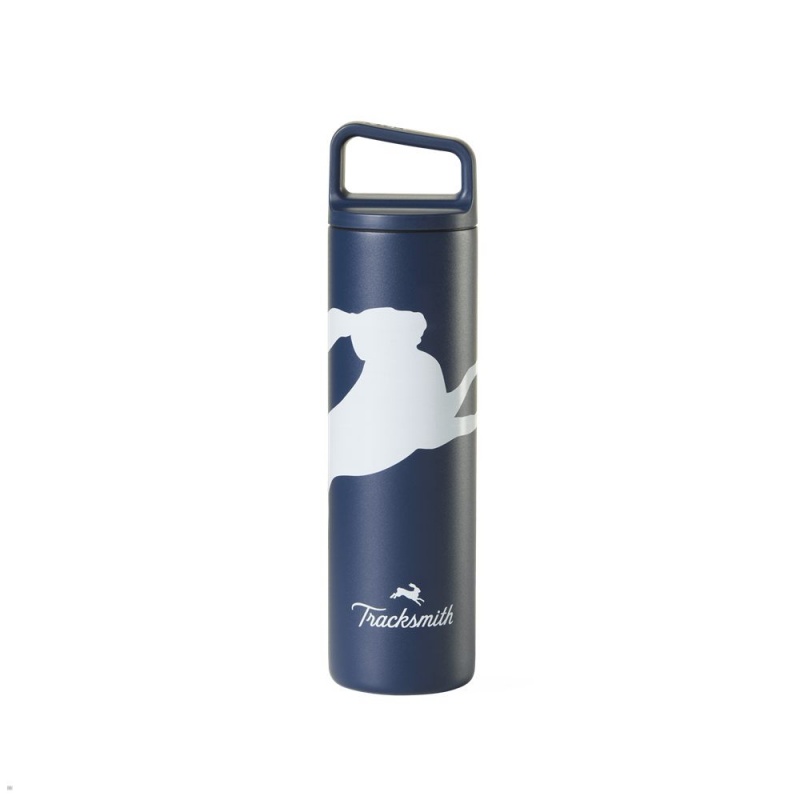 Navy Tracksmith Stainless Steel Bottle | Canada 07324-TZFC