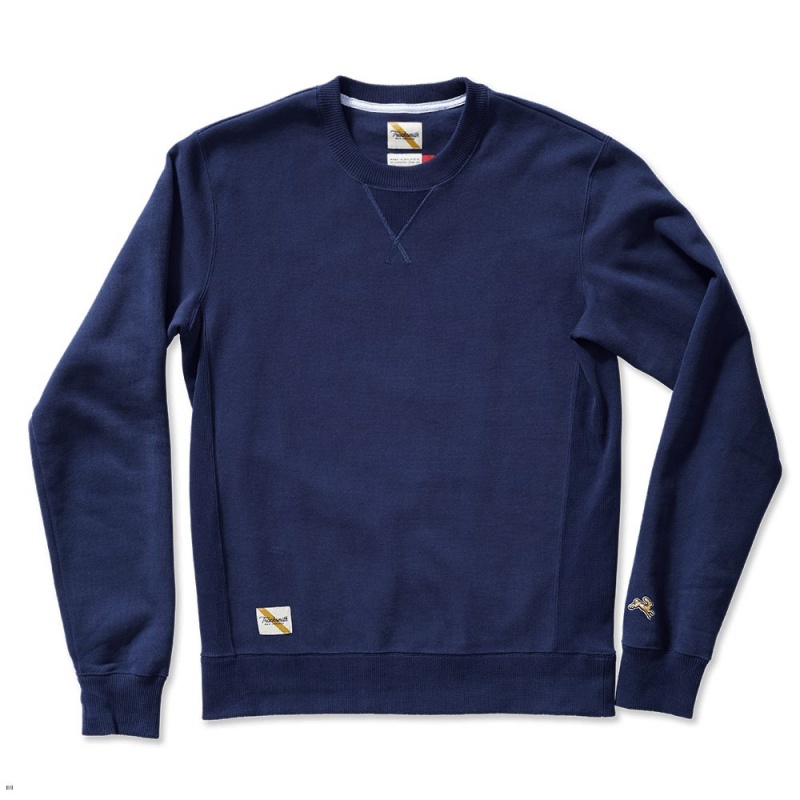 Navy Tracksmith Trackhouse Crew | Canada 58349-DHGX