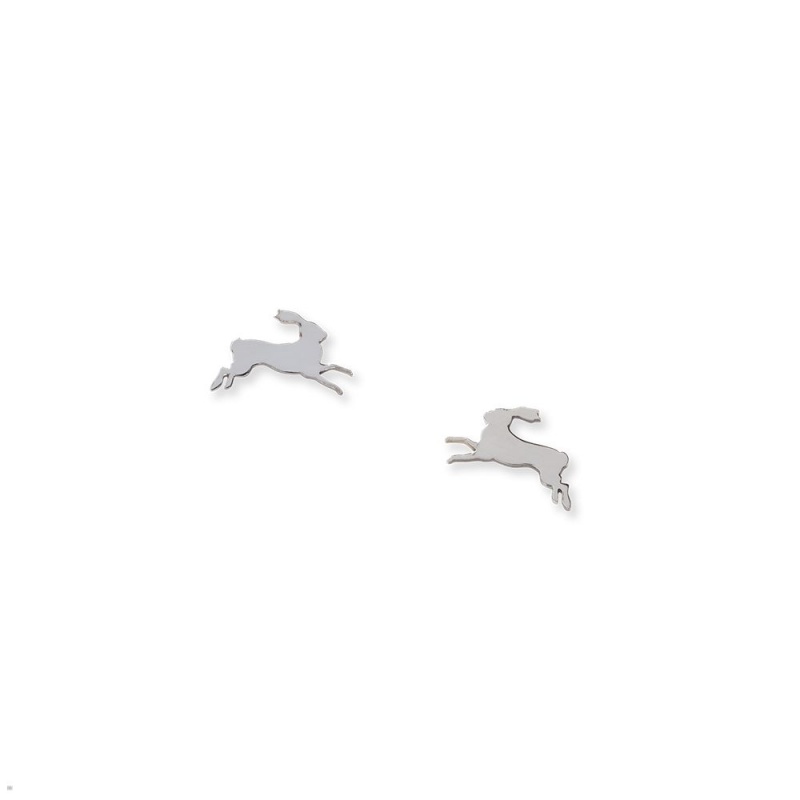 Silver Tracksmith Eliot Earrings | Canada 78410-FWHL