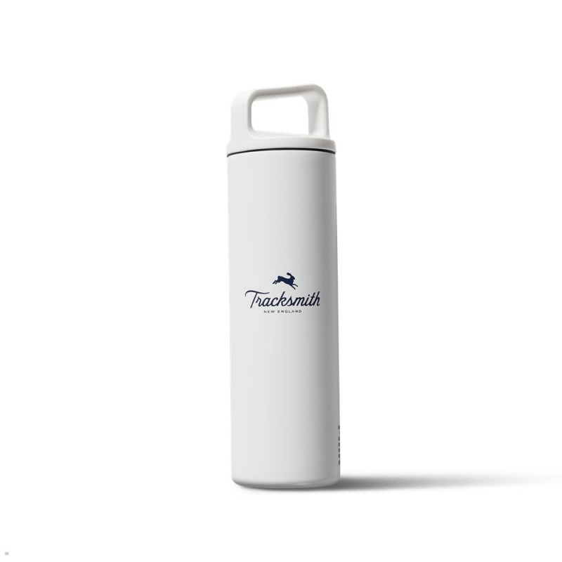 White Tracksmith Stainless Steel Bottle | Canada 54170-HYIW